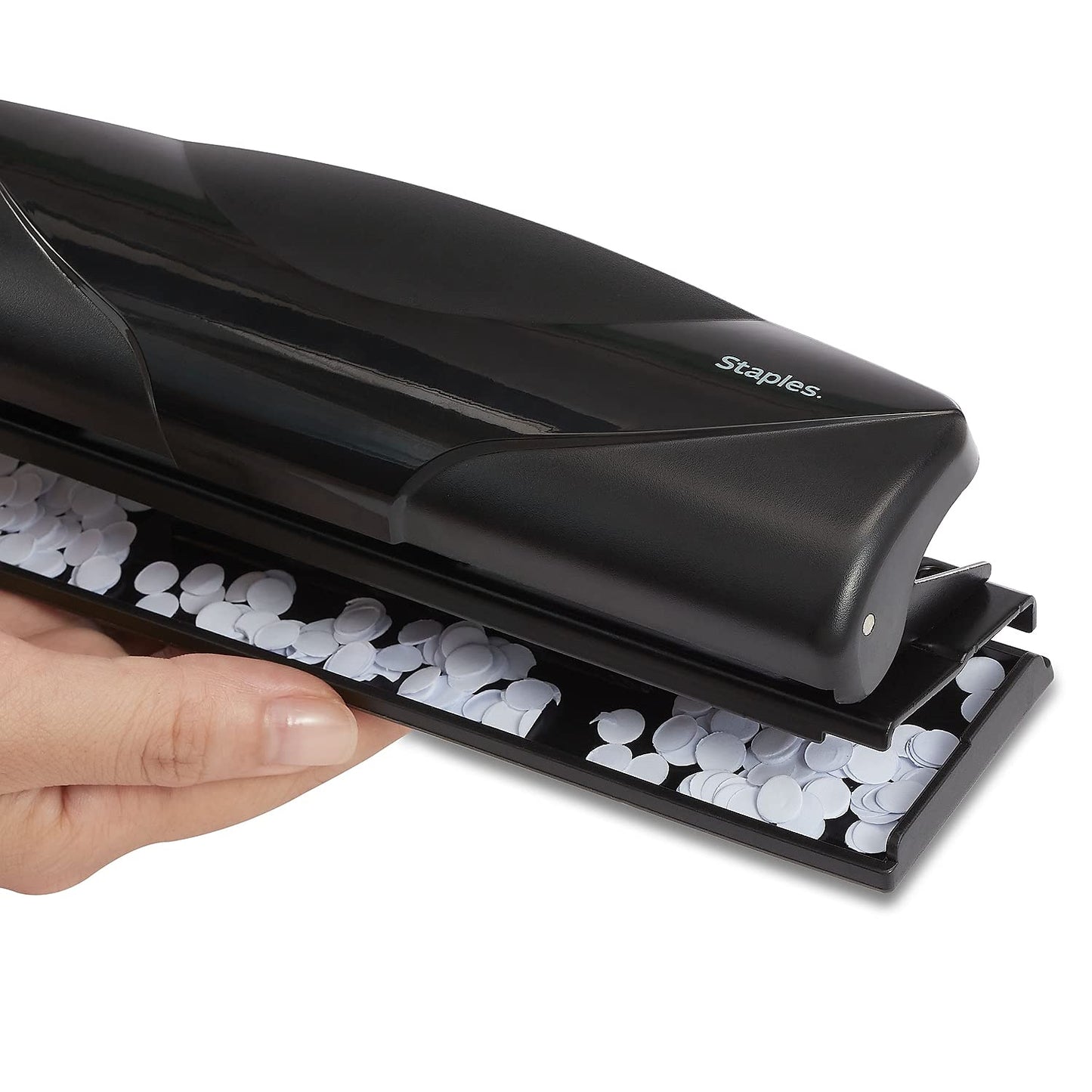 Staples Mini 3‑Hole Punch, 6‑Sheet Capacity – Portable Compact Hole Punch