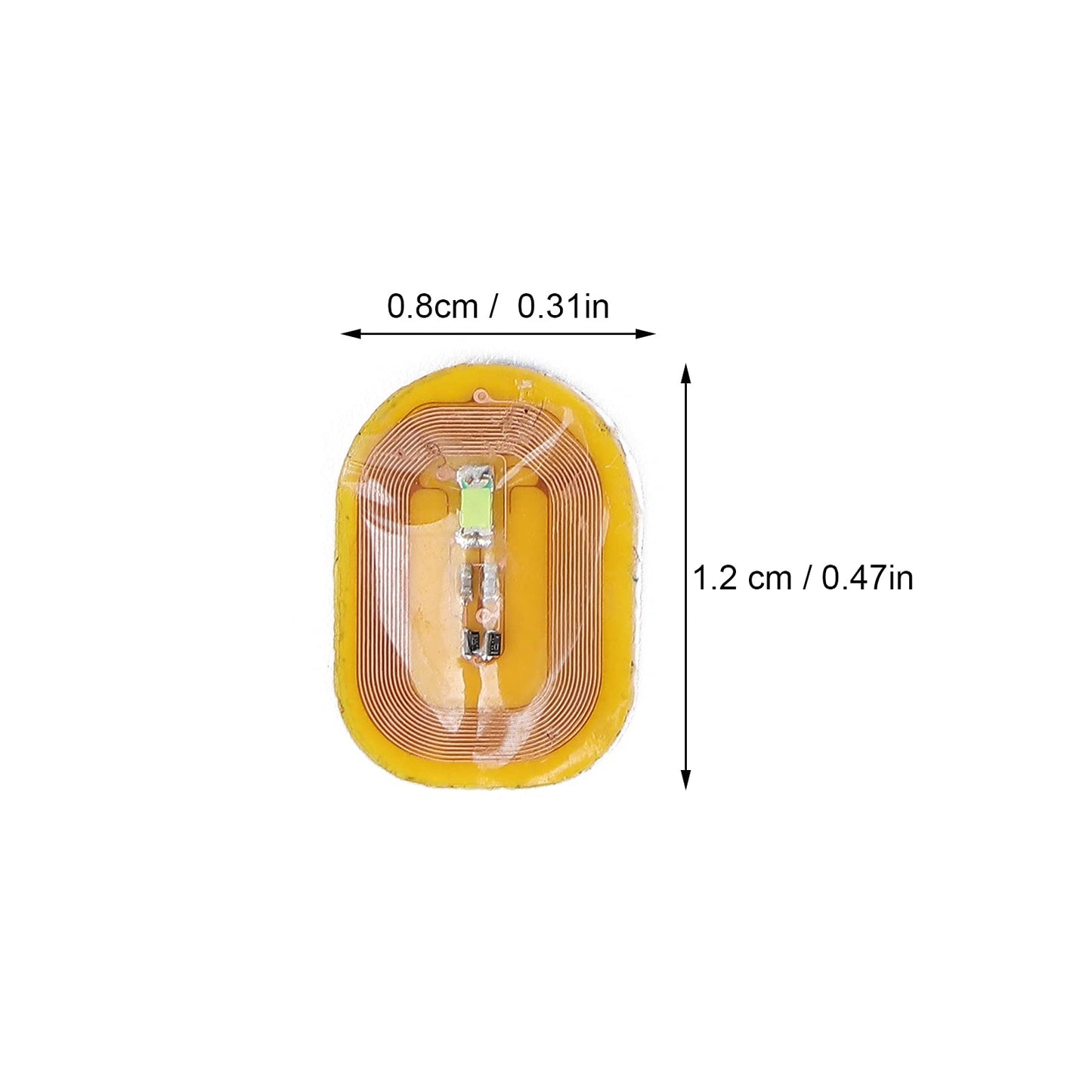 7pcs Nail Decoration Stickers with NFC Lighting, Self Adhesive Intelligent Stickers for Nails Art Design, Wholesale Business