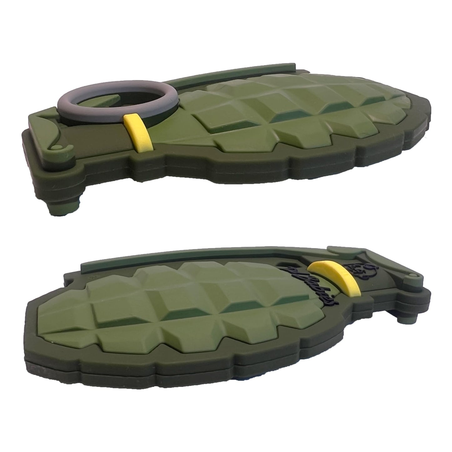 Bad Babies Silicone Baby Teether, Pineapple MK2 Grenade Design, Food Grade Silicone