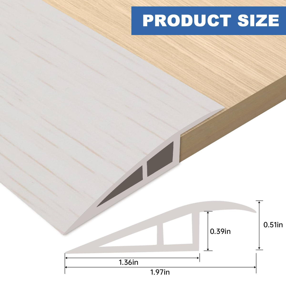 Vinyl Floor Transition Strip Self Adhesive Door Threshold Strip