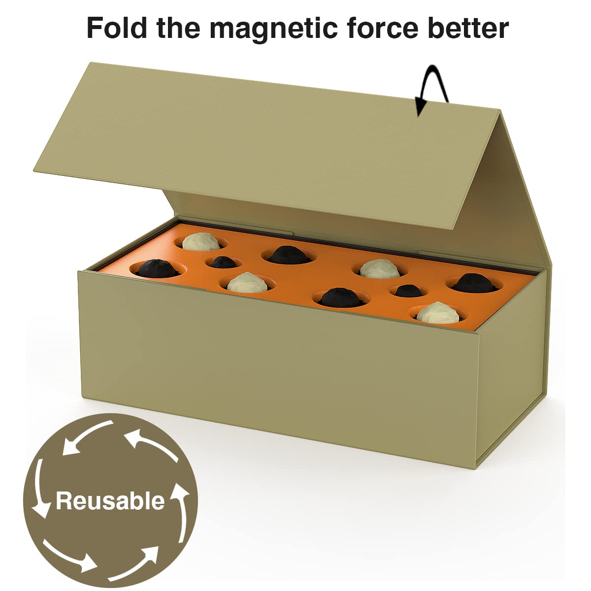 6 Pack Gift Boxes with Magnetic Lid 12" X 6" X 4" for Presents,Luxury for Gift Packaging, Bridesmaid Gifts Boxes, Magnetic Gift Box for Gifts,Birthday Gift Boxes,Christmas Gift Boxes