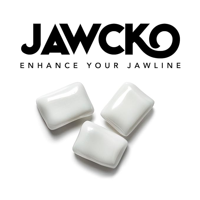 JAWCKO Ultra-Tough Jawline Chewing Gum | Get a Stronger, Squarer Jawline | Watermelon Jaw Training Hard Gum | 15X Strength | Chisel, Sculpt, Tone your Jaw | Facial Fitness Mewing Gum | 40 Pieces/Pack