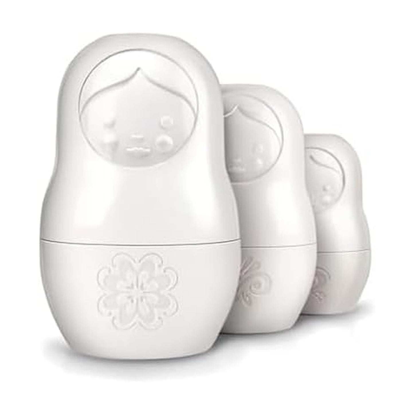 Genuine Fred M-CUPS Matryoshka Measuring Cups, Set of 6, Russian Doll Nesting Measuring Cups, White