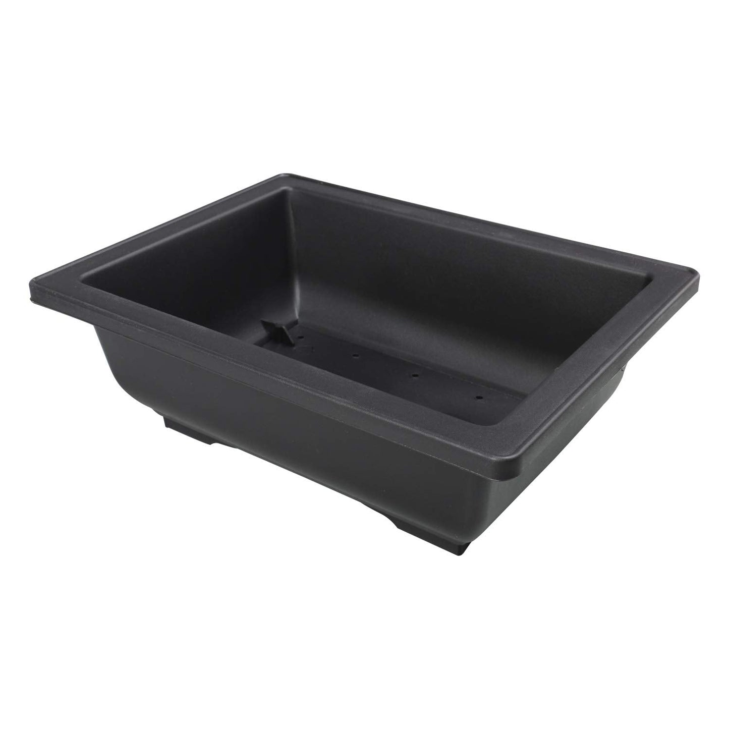 HYDDNice 8Pcs 8.9" Large Plastic Bonsai Training Pots Flower Plant Retro Style Square Nursery Pots