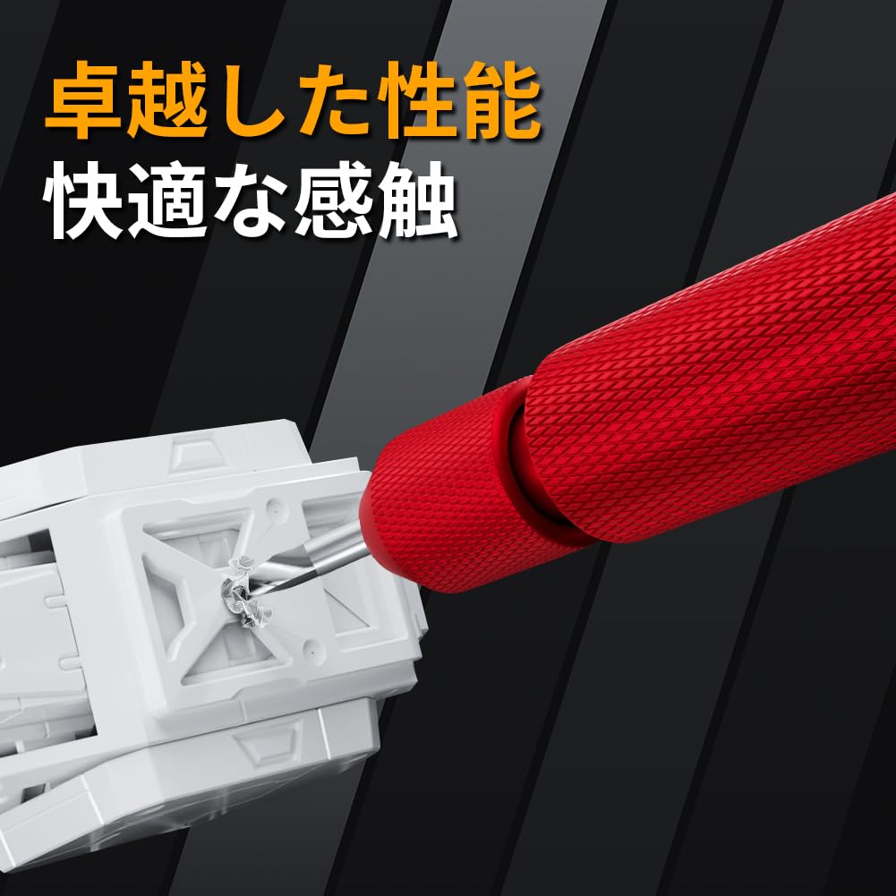 stedi Manual Pin Vise Hand Drill, Model Hobby Making Tools, Ultra-Precision Double Bearings Hand Drill for Gundam, Miniature Military Model, 3D Resin Parts, Red