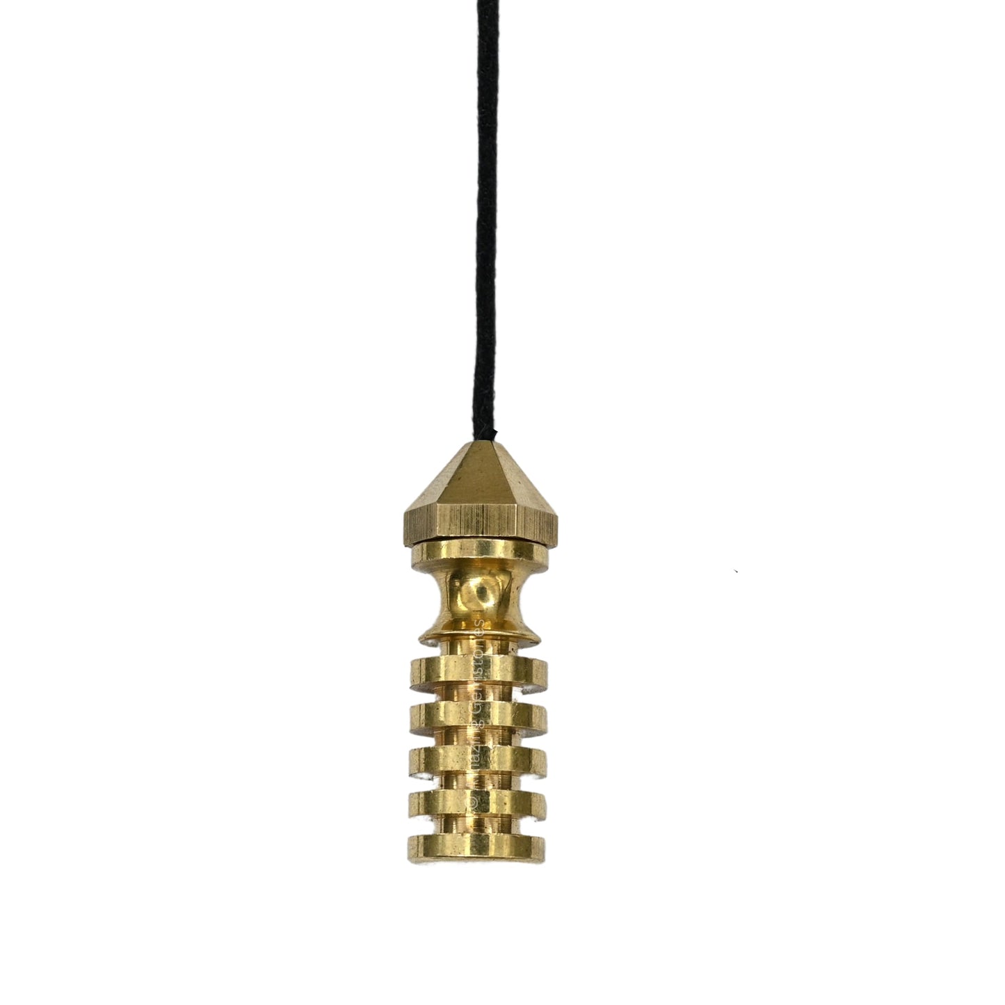 Healing Metal Pendulums for Divination, Gold 5 Ring with Head Openable Steel Copper Pendulum High Energy Pendulo de Bronce Pendulos de Mesa MP81