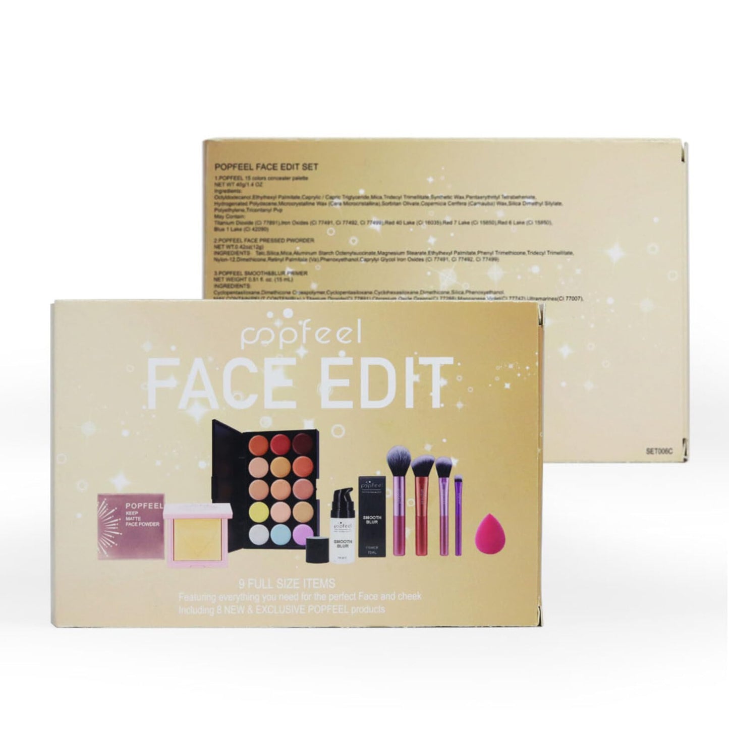 FantasyDay All in One Makeup Kit for Women Full Kit Girls Makeup Gift Sets Xmas Essential Bundle Include Eyeshadow Palette Lipstick Blush Concealer Eyeliner Mascara Foundation Brush Eyebrow Pencil