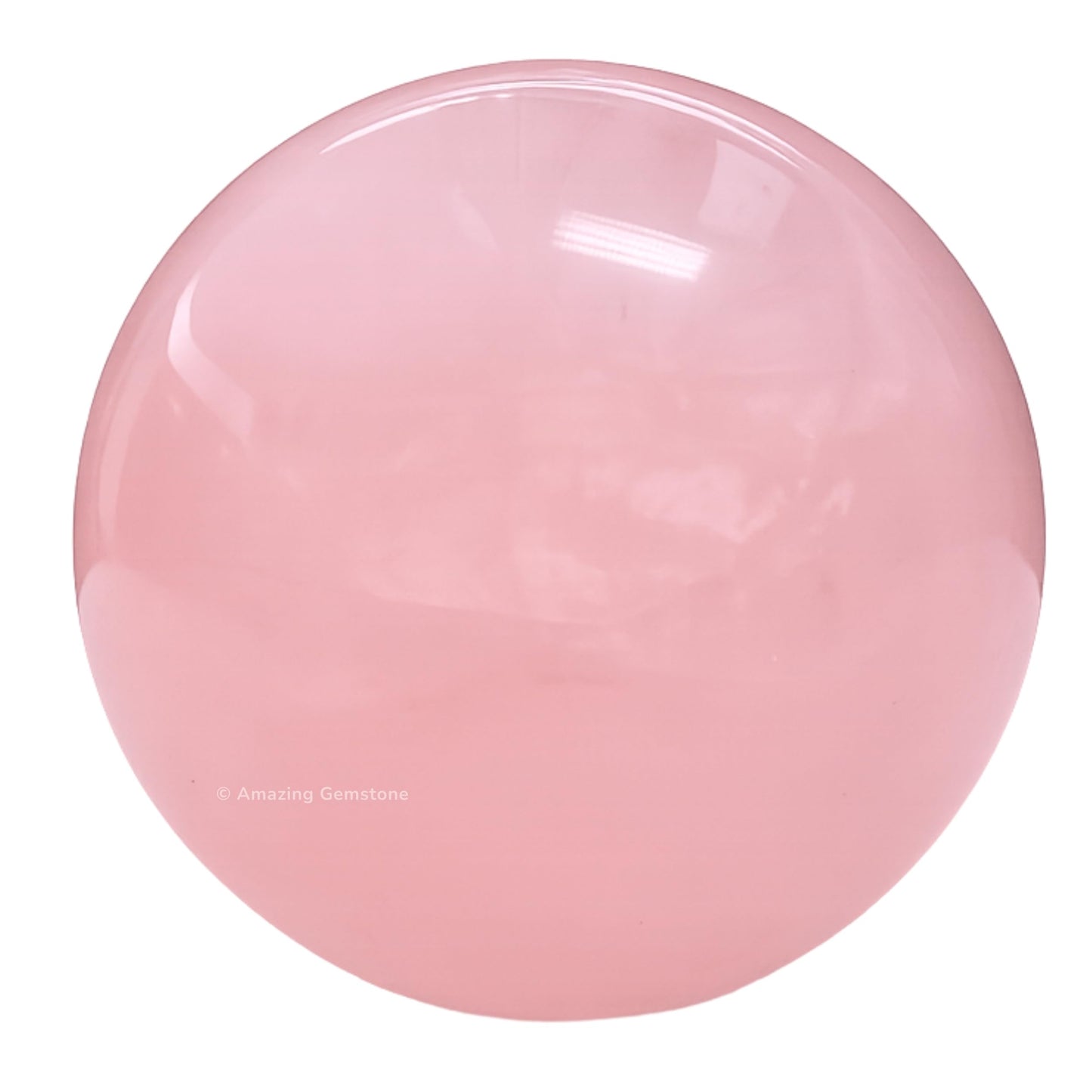 Amazing Gemstone Rose Quartz Crystal Ball with Stand - 2 Inches Crystal Sphere Meditation Balls for Witchcraft and Decorative Balls