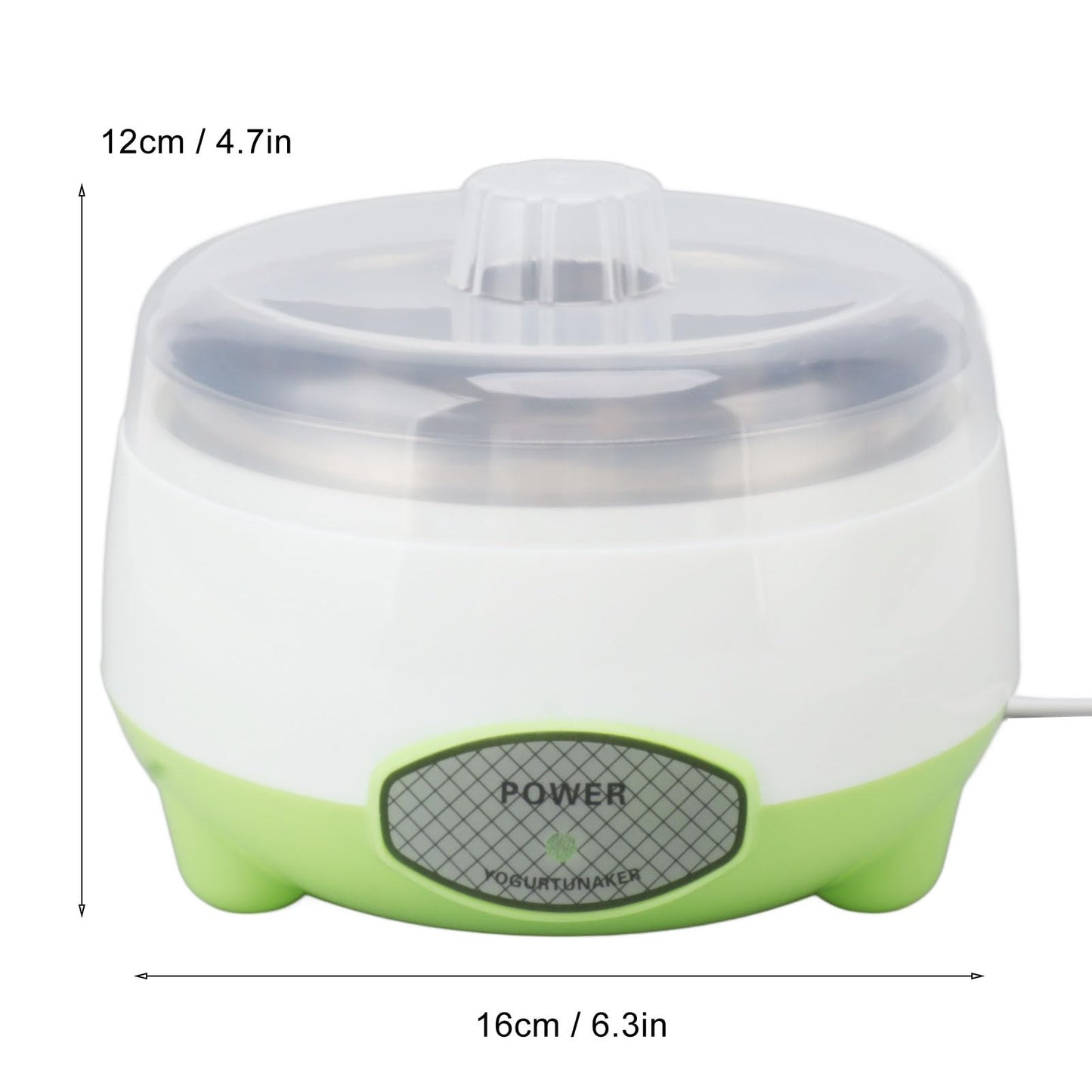 Naroote Yogurt Maker, Homemade Compact DIY Yogurt Maker for Kitchen for Wife (US Plug 110V)