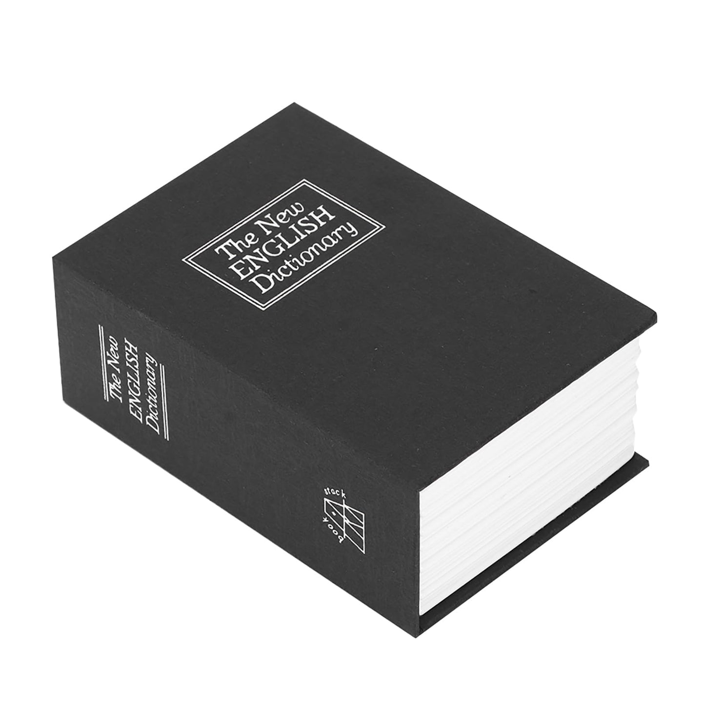 ZAWELIYO Mini Simulation Book Safe Storage Box Money Cash Jewelry Security Lock Case with Keys Metal Safe Box for Home Office Travel Use