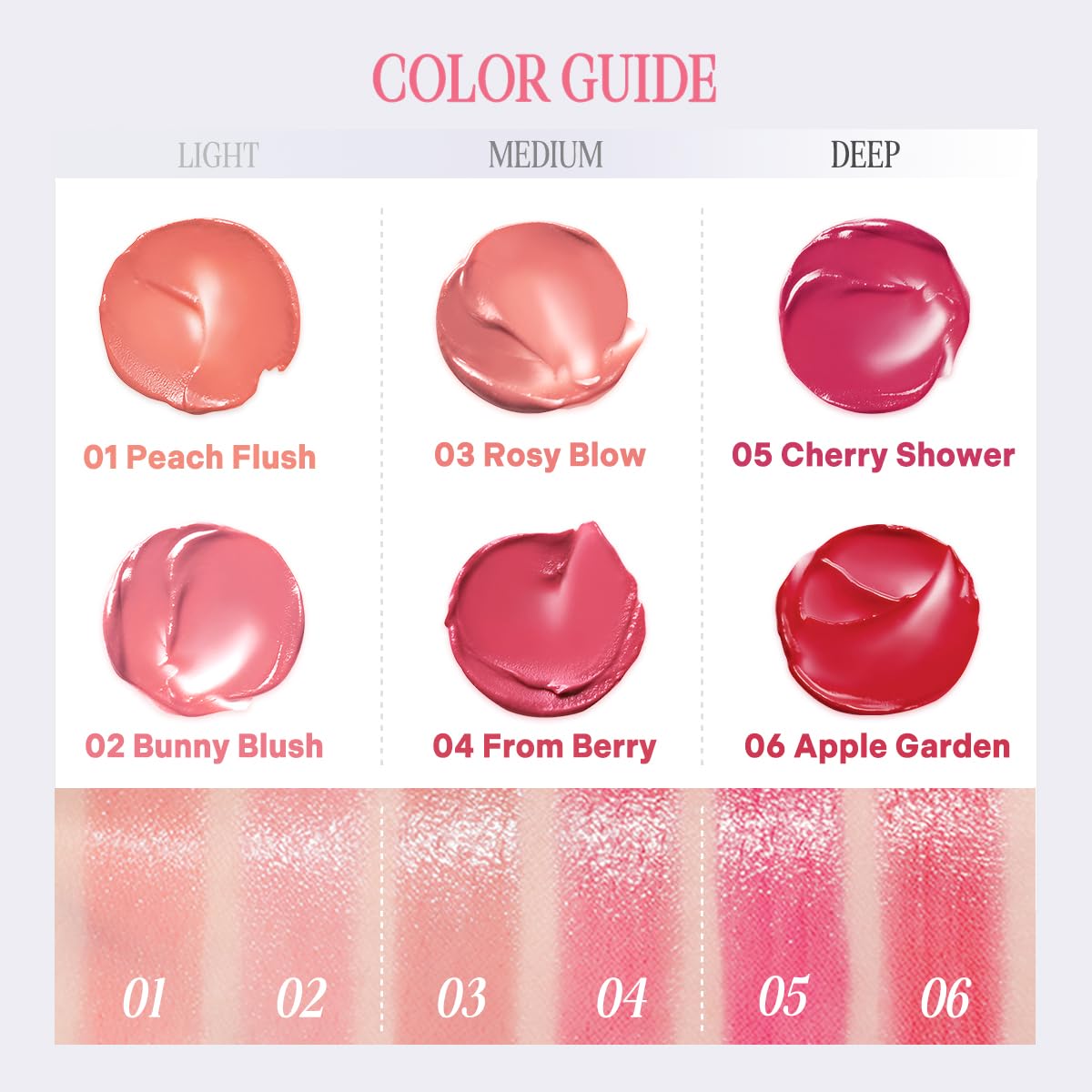 CLIO Essential Lip & Cheek Tap, Easy to Use, Glides on Effortlessly, Non-Greasy, Travel-Sized Creamy & Blendable Color For Lips & Cheeks (05 CHERRY SHOWER, One Size)