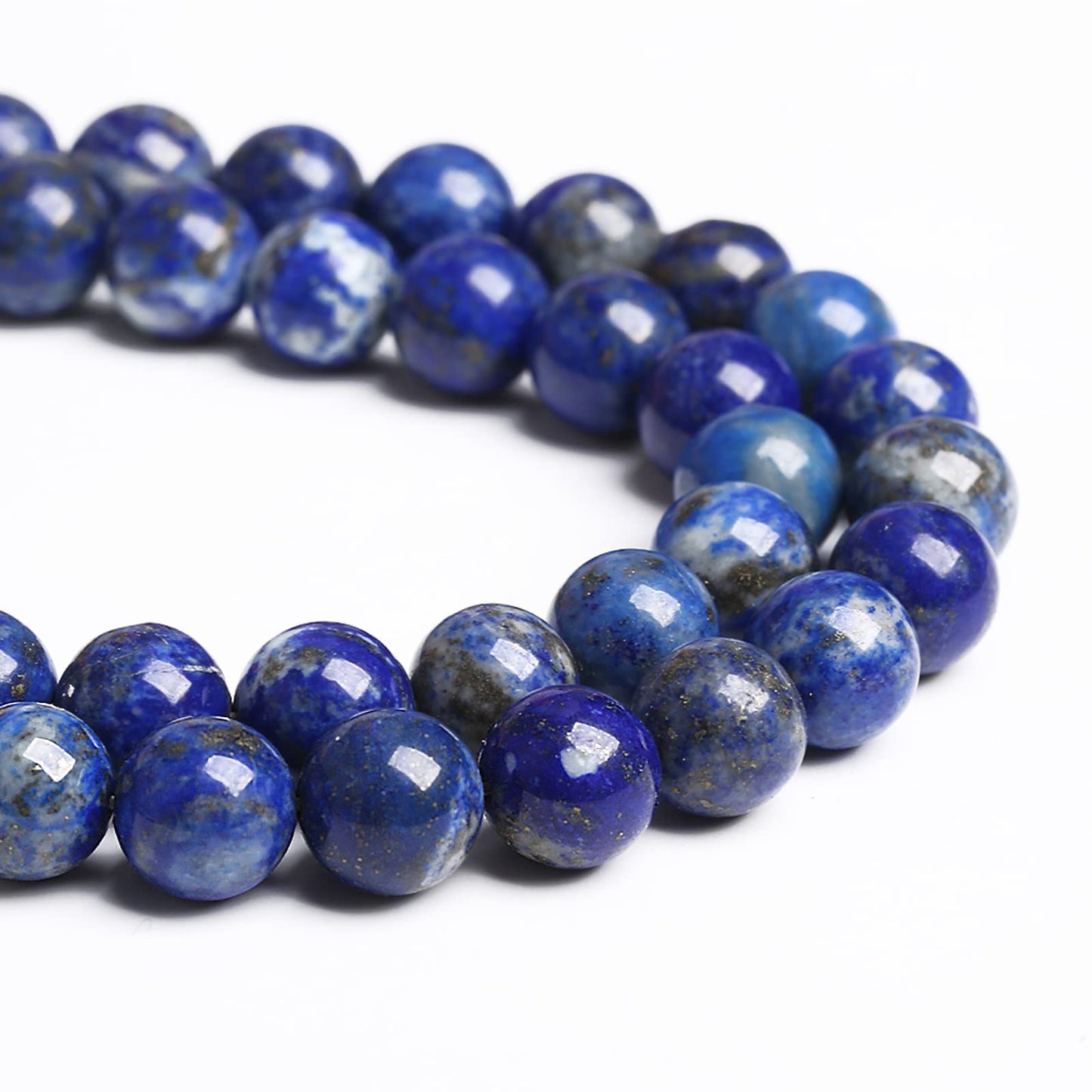 6MM 60PCS Natural Stone Blue Lapis Lazuli A Grade Gemstone Beads for Jewelry Making DIY Bracelet Crystal 1 Strand