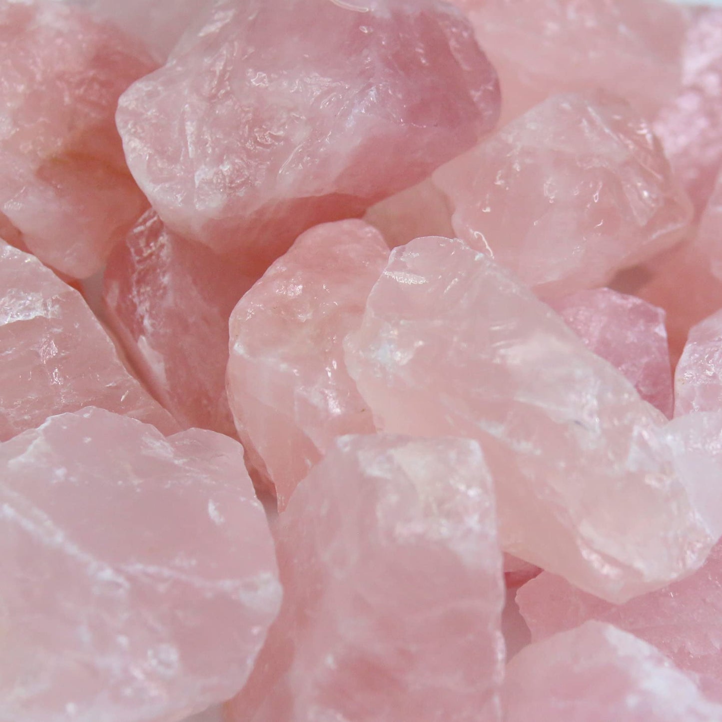 Nvzi Rose Quartz Crystals, Raw Crystals Bulk, Gem Stones Rocks Crystals, Tumbled Stones and Crystals Bulk, Rock Collection, Chakra Stones, Healing Crystals, Raw Minerals Rocks Crystals(1LB)