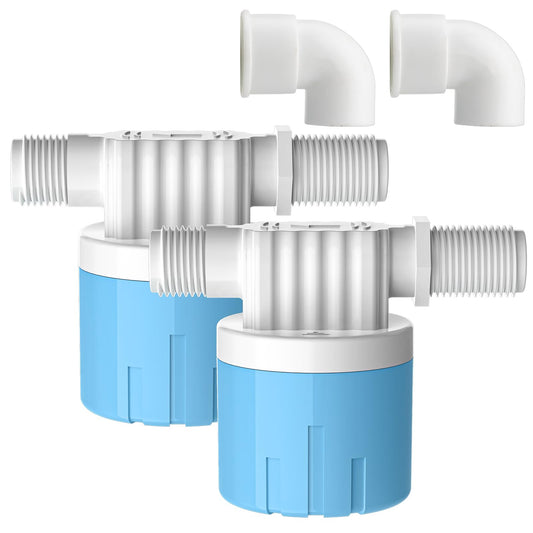 "1/2" Automatic Water Level Control Valve | Water Float Valve for Water Tanks | Water trough float valve | Automatic Filling | Automatic Shut Off | Perfect Upgrade for Water Tanks" (2-Pack)