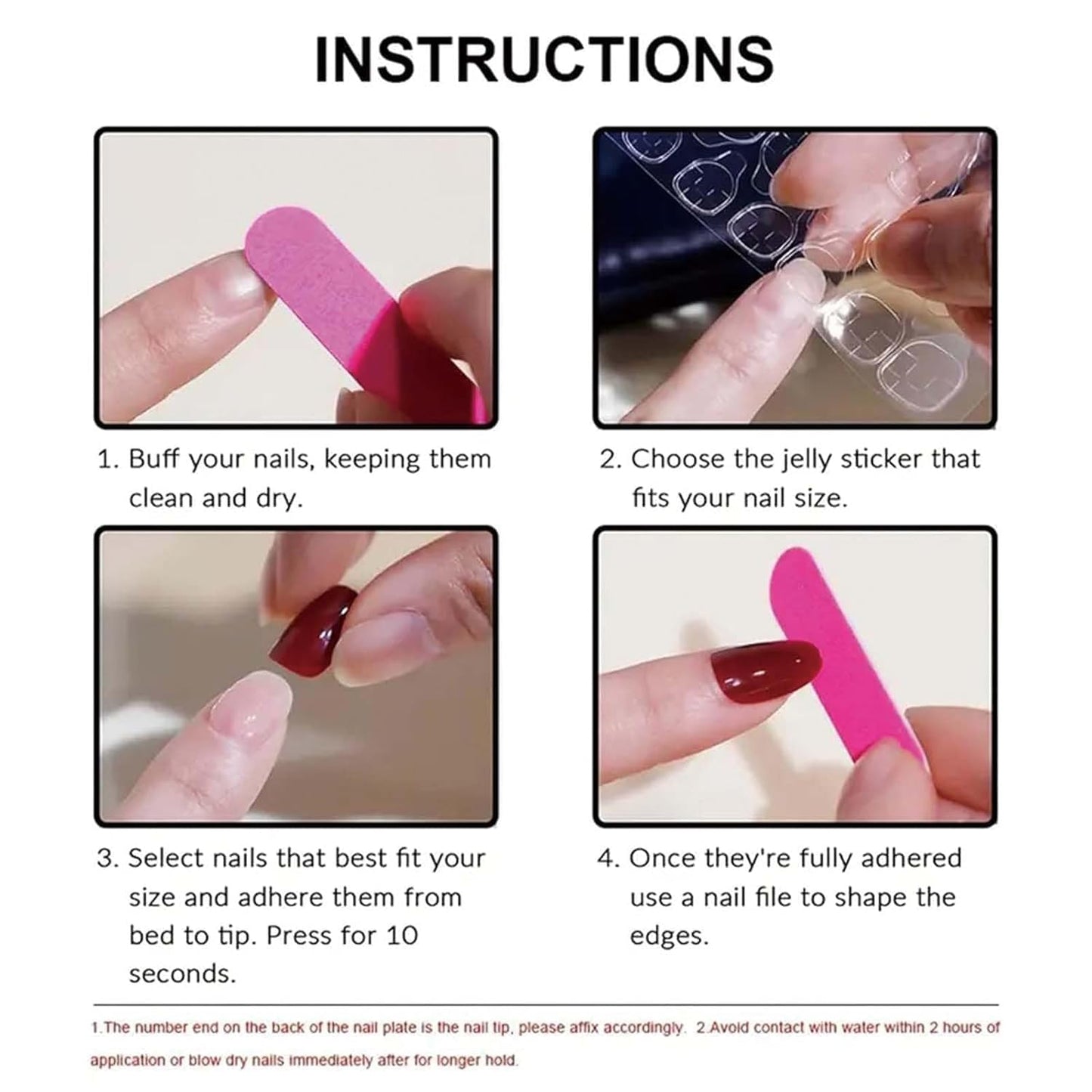 White Press on Nails Bow Fake Nails Short Square False Nail Glossy Full Cover Glue on Nails Nude Stick on Nail Artificial Acrylic Nail for Women Girls Manicure 24Pcs
