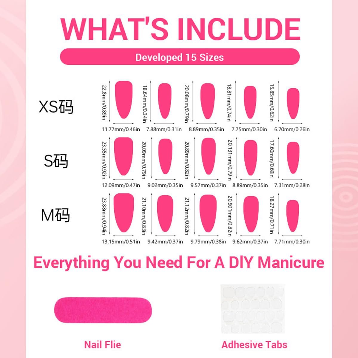 Medium Almond Press on Nails - Black White Fake Nails with Marble Designs False Nails Glossy Glue on Nails Reusable Full Cover Stick on Nails for Women Manicure 24Pcs