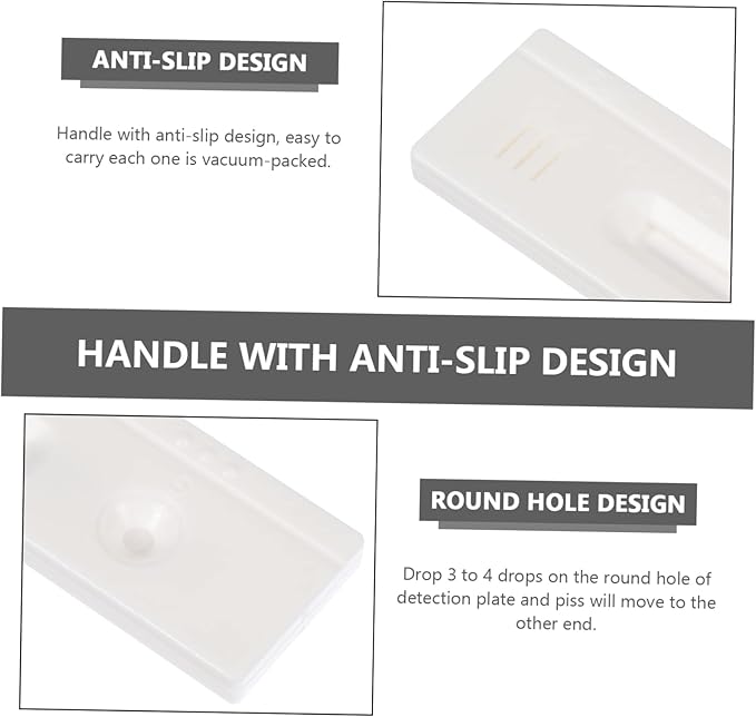 3 pcs Tester Livestock Pregnancy Test Strip Livestock Testing Paper Pregnancy Test Strip for Cow Cattle Test Animal The Cow Plastic Steel White