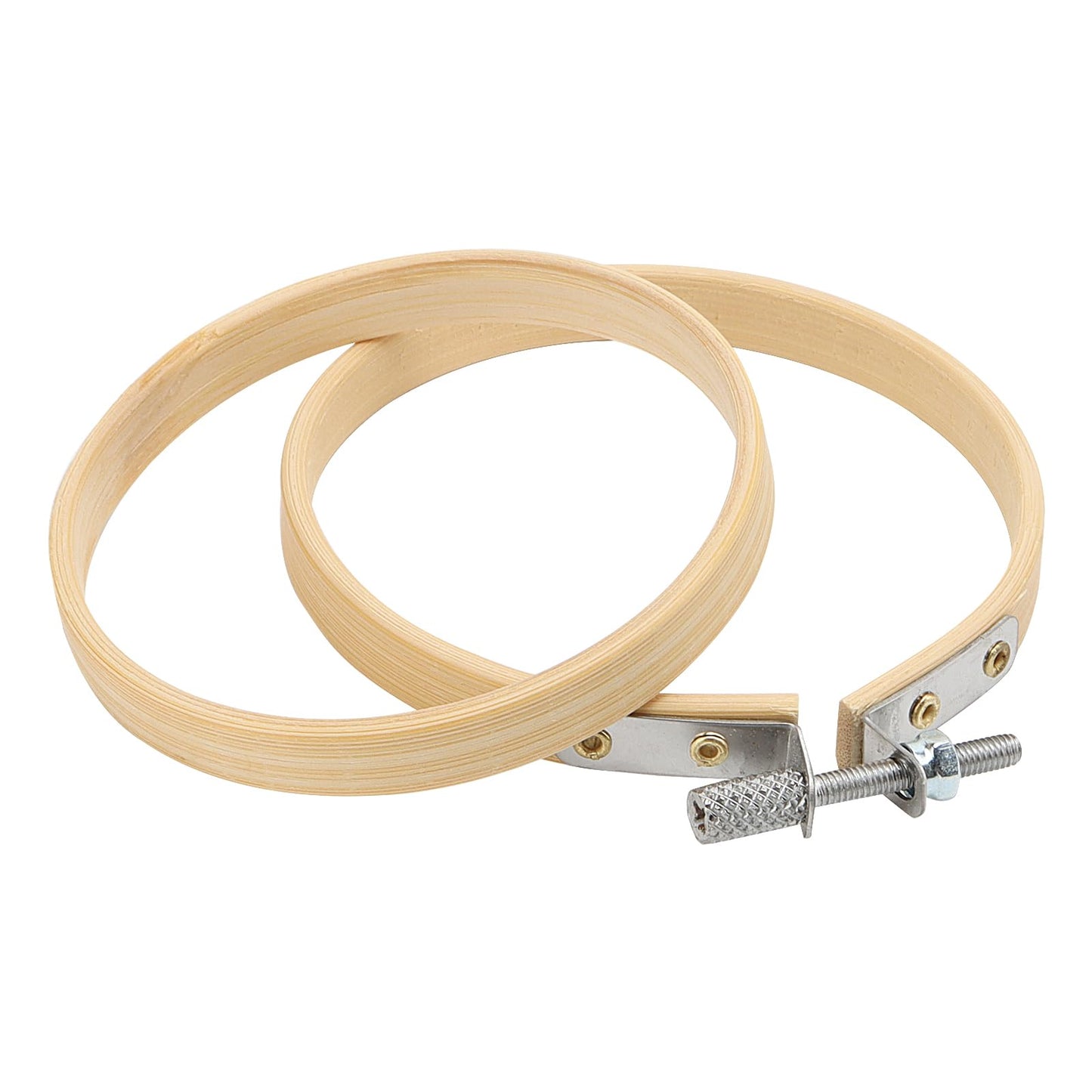 SENJEOK 20Pcs 3 Inch Bamboo Embroidery Hoop, Bamboo Circle Cross Stitch Hoop Ring for Craft Sewing, DIY Project, Decoration
