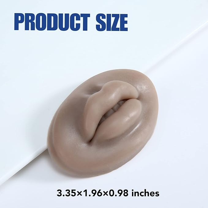 5D Soft Silicone Realistic Lip Practice Module For Semi Permanent Make Up - Lip Tattoo - PMU Supplies Tattoo Practice Lips