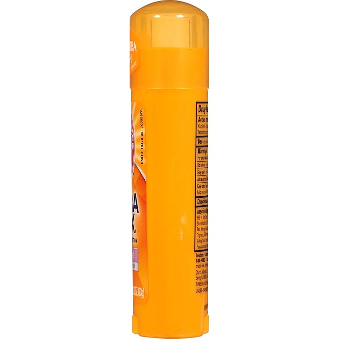 Arm & Hammer Ultra Max Antiperspirant Deodorant, Powder Fresh, Solid, 2.6 Ounce (Pack of 6)
