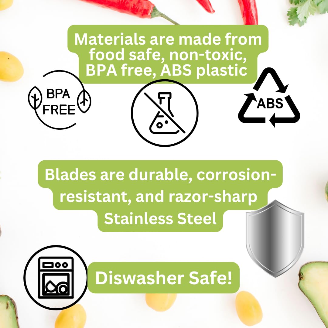 Amazin Goods All-in-One Vegetable Chopper & Prep Station - Multifunctional Food Chopper, Mandoline Slicer, Cheese Grater, Egg Separator, Built-In Cutting Board & Storage Container for Meal Prep
