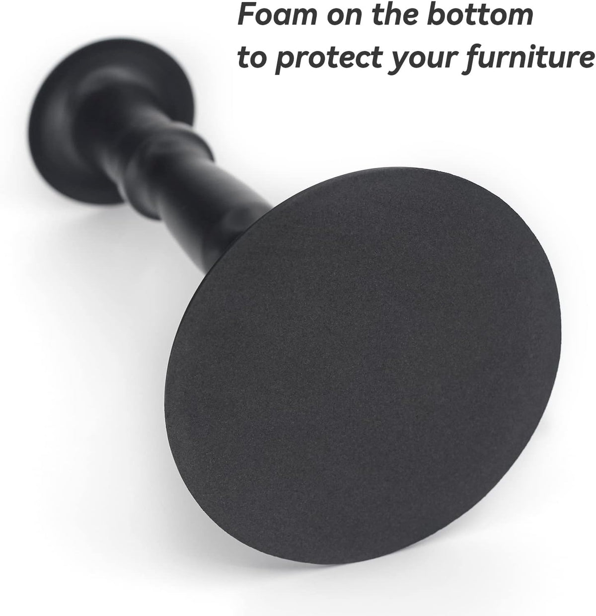 Matte Black Skinny Taper Candle Holder - Iron Slim Candle Stand for 7/8" Candles, Elegant Table Centerpiece for Home Decor and Farmhouse Table - 7"