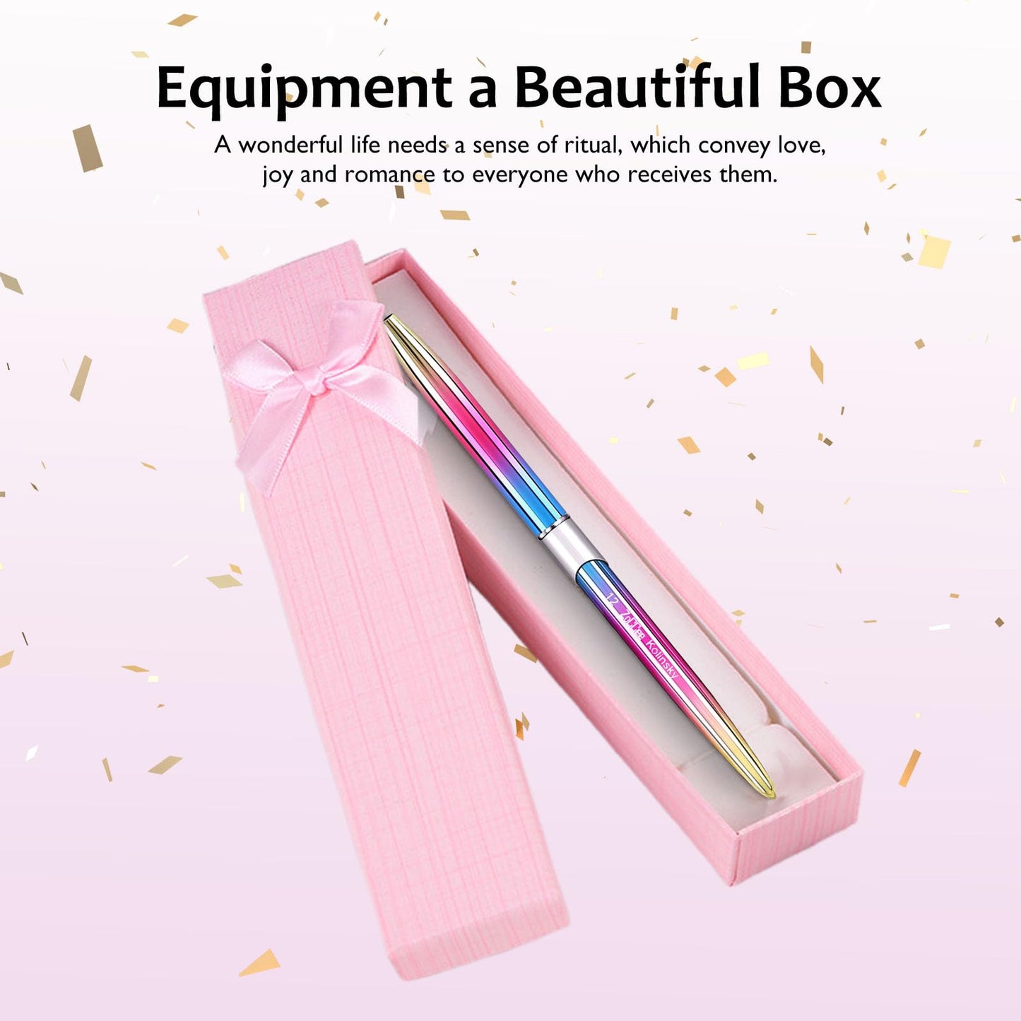 Acrylic Nail Brush - 100% Kolinsky Sable Hair Brush for Acrylic Application - Professional Salon-Grade Tools with Box for Nail Art, Extensions & 3D Carving (Gradient, #8)