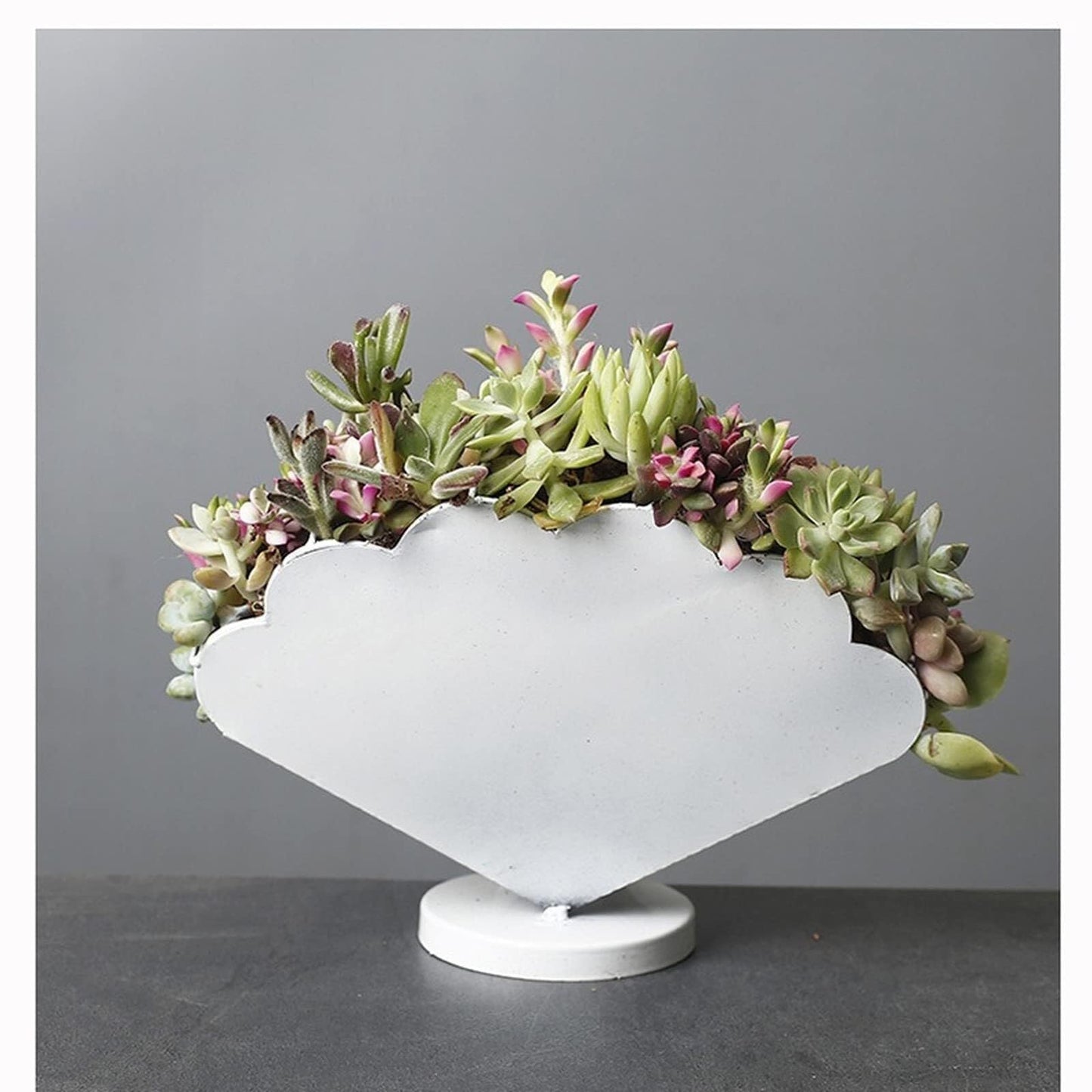 FXLTHIYBO Sleek Creative Forged Metal Succulent Planter Animal Peacock Sculpture Stand Garden Decoration for Indoor use(C)