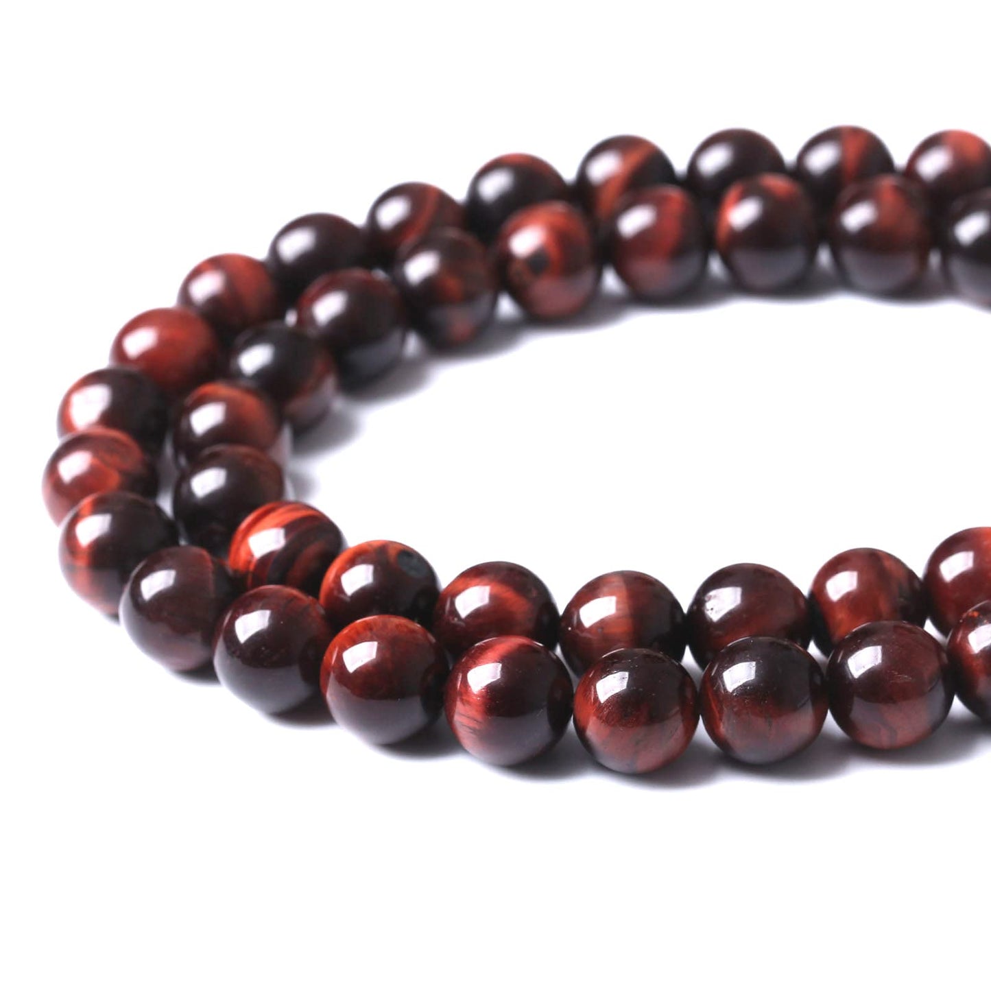 36PCS 10MM AAA Red Tiger Eye Stone Beads Natural Gemstone Bead Crystal Healing Energy Jewelry Making DIY 15 inches