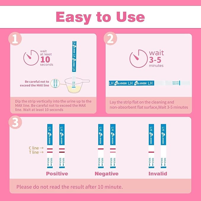 Ovulation Tests with Cups, Bulk Ovulation Test Strips for Women, HEAL-CHECK Ovulation Predictor Kit, Accurate Fertility Tests for Home, Individually Wrapped 5mm LH Strips FSA HSA Eligible 30 Count