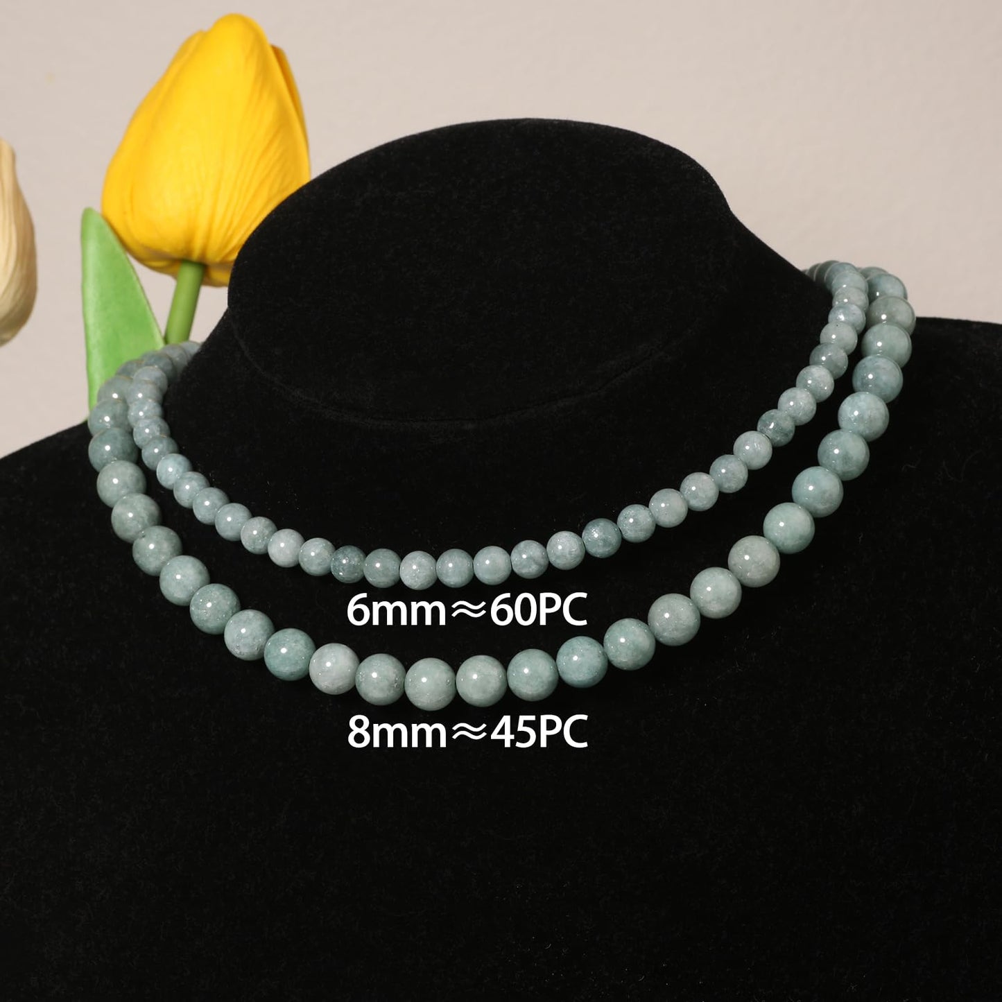 6mm Burmese Jade Natural Stone Beads Round Loose Beads for Jewelry Making Yochus DIY Beads Bracelet Necklace