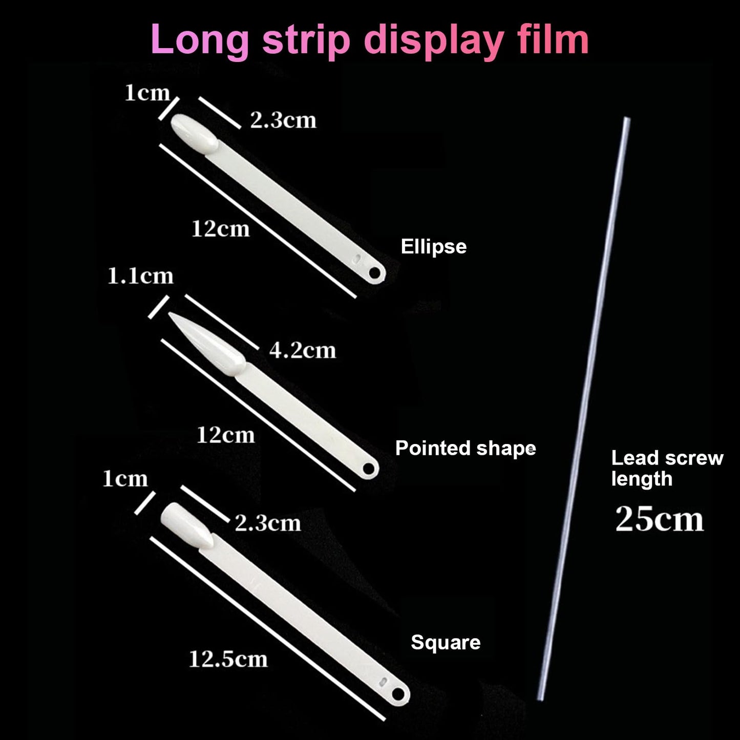 Yosoo 120 Sticks Nail Art Color Card Display Stand Spiral False Nails Practice Tools Salon Polish Show Art Color Card Spiral (Round)