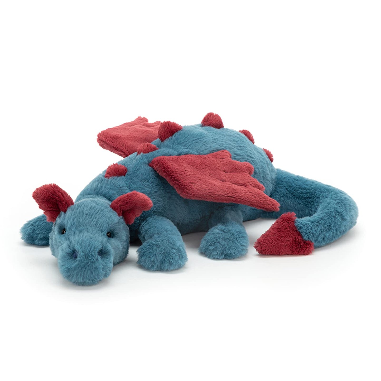 Jellycat Dexter Dragon Stuffed Animal, Large 19 inches - Mythical Plush Toy - Classic Children's Gift