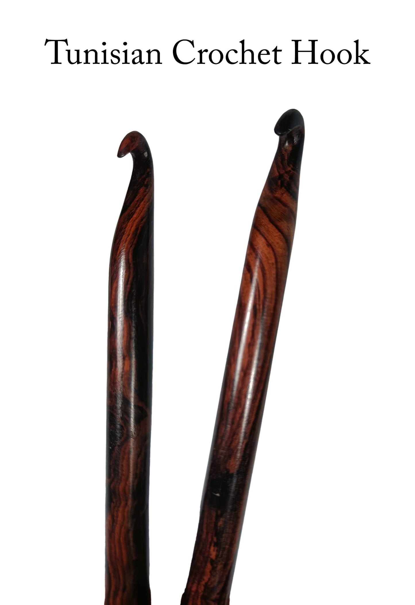 Rosewood Crochet Hook Set | 15PCS (3.5MM-25MM) | Handmade Wooden Needles | Engraved Sizes | Smooth Grip for Knitting, Crocheting, Yarn & Wool | Perfect for DIY Craft Projects & Gifts