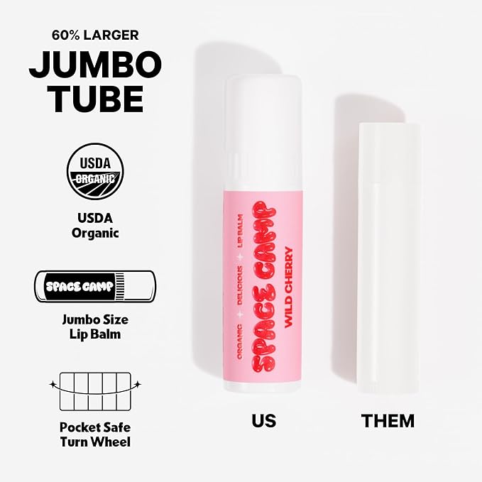 Wellness Jumbo Lip Balm - Pool Club Pack Variety Flavored Balm (Tropical Pineapple, Sweet Vanilla, and Coconut Cream) - 3 Pack