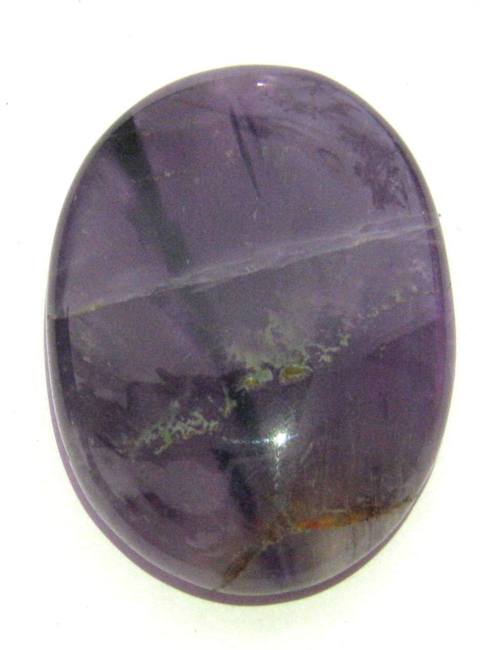 crystalmiracle Beautiful Amethyst Worry Thumb Stone Healing Crystal Thumb Stone for Wellness Reiki Feng Shui Calm Gifts, Perfect for Home & Office