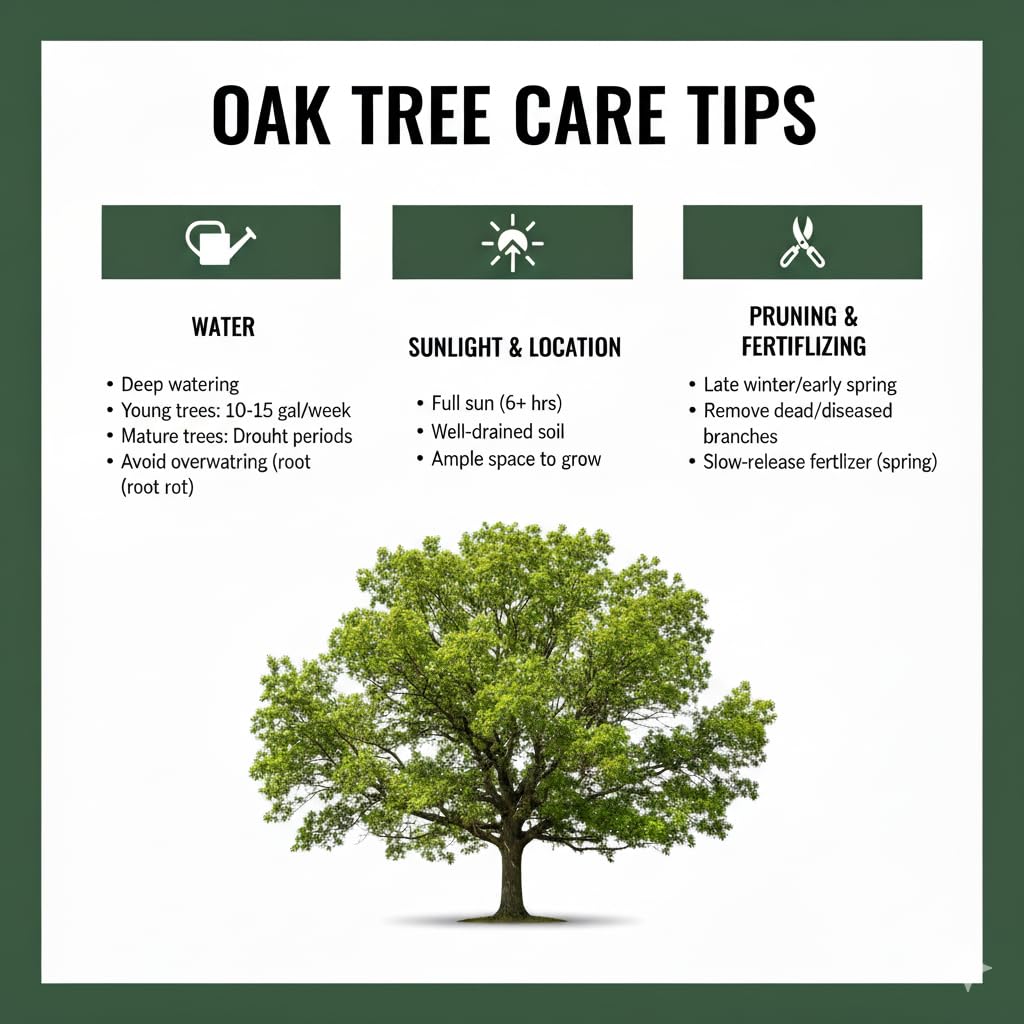 Oak Tree Live Plant, Oak Shades Tree in Quart Pot, Dormant in Winter, 6-12'' Tall, Ready to Grow Seedlings (White Oak)