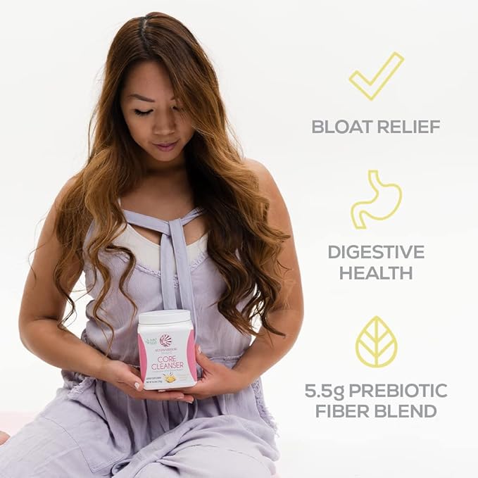 Prebiotic Fiber Supplement Powder | Dietary Fiber Drink Mix with Digestive Enzymes with Probiotics and Prebiotics for Regularity Gut Health & Bloating Relief for Women (Pineapple Vanilla, 30 Servings)
