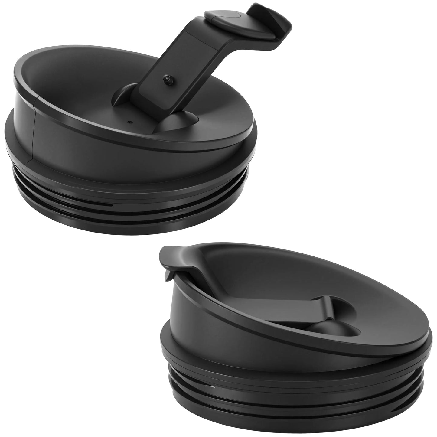 2Pcs Replacement Parts Lids for Ninja Blender, (3.35" Inner Diameter) Sip & Seal Spout Lids for Ninja 18oz 24oz 32oz Cups, Compatible with Ninja BL450 BL480 BL490 BL640 BL680 BN400 BN750 BN800 NN100