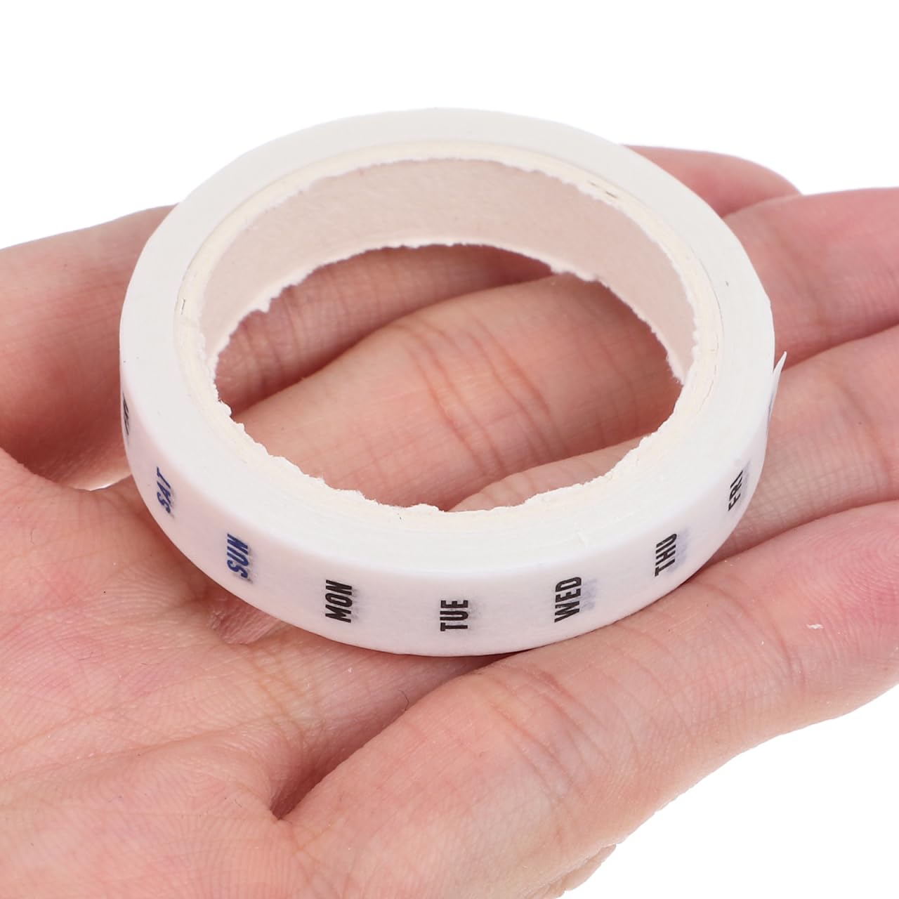 DIYEAH 4 Rolls Time Washi Tape Set for Planner and Scrapbooking Hourly Date Decorative Tape for Journaling and Weekly Time Management Adhesive Craft for Daily Scheduling