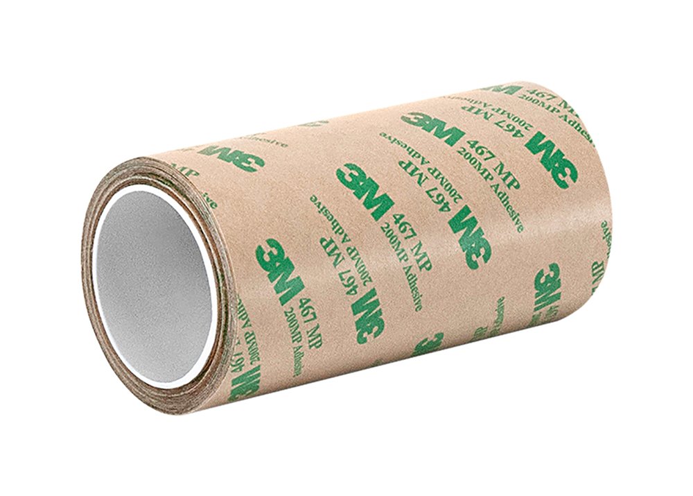 3M 6-5-467MP (CASE of 2) Adhesive Transfer Tape 467MP, 6" Wide, 5 yd. Length, Clear (Pack of 2)