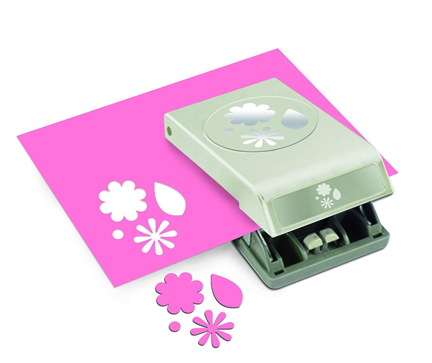 EK tools Flowers and Leaves Punch, Large, New Package