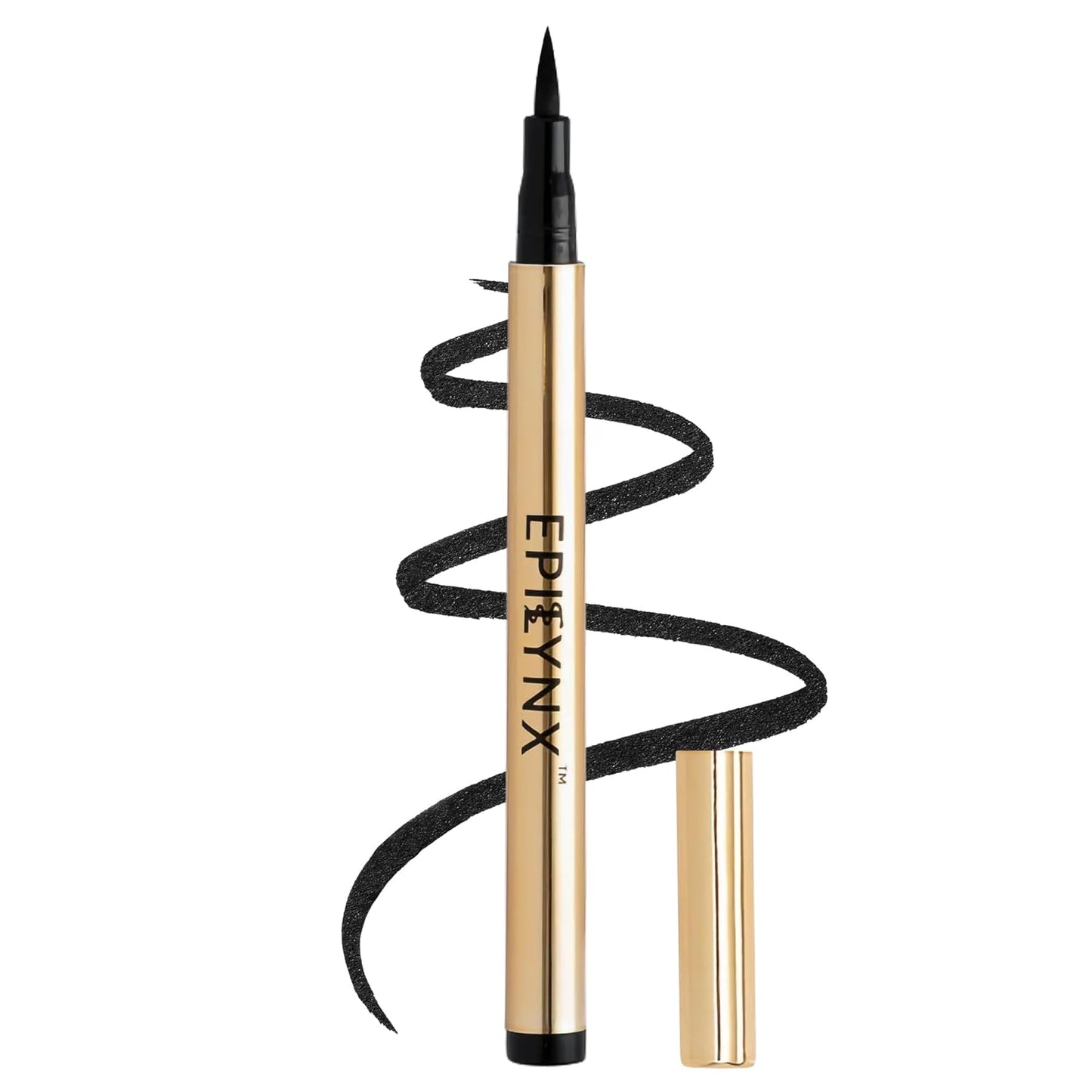 Waterproof Liquid Eyeliner - Smudge-Proof, Long-Lasting Vegan Liquid Eyeliner Pen with Precision Tip for Smooth Application, Gluten-Free, Hypoallergenic Eye Liner - 2mL Black