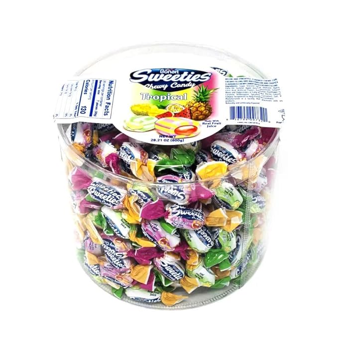 NY Spice Shop Candy Discs Collection (3 Pound (Pack of 1), Assorted Tropical Fruits Candies)