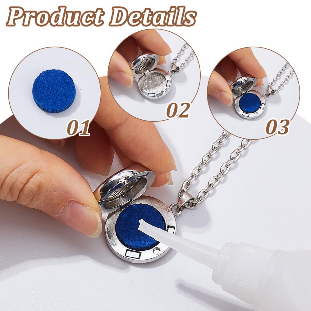 Hobbspring 2Pcs Aromatherapy Essential Oil Diffuser Necklace Tree of Life and Cloud Cuff Bangle Alloy Rhinestone Diffuser Bangles and Necklace with 20Pcs Refill Pads for Women