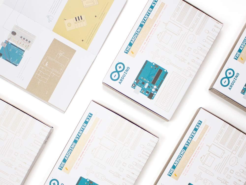 Arduino Starter Kit Classroom Pack [K000007-6P] (English Projects Book) Official Electronics kit by Arduino