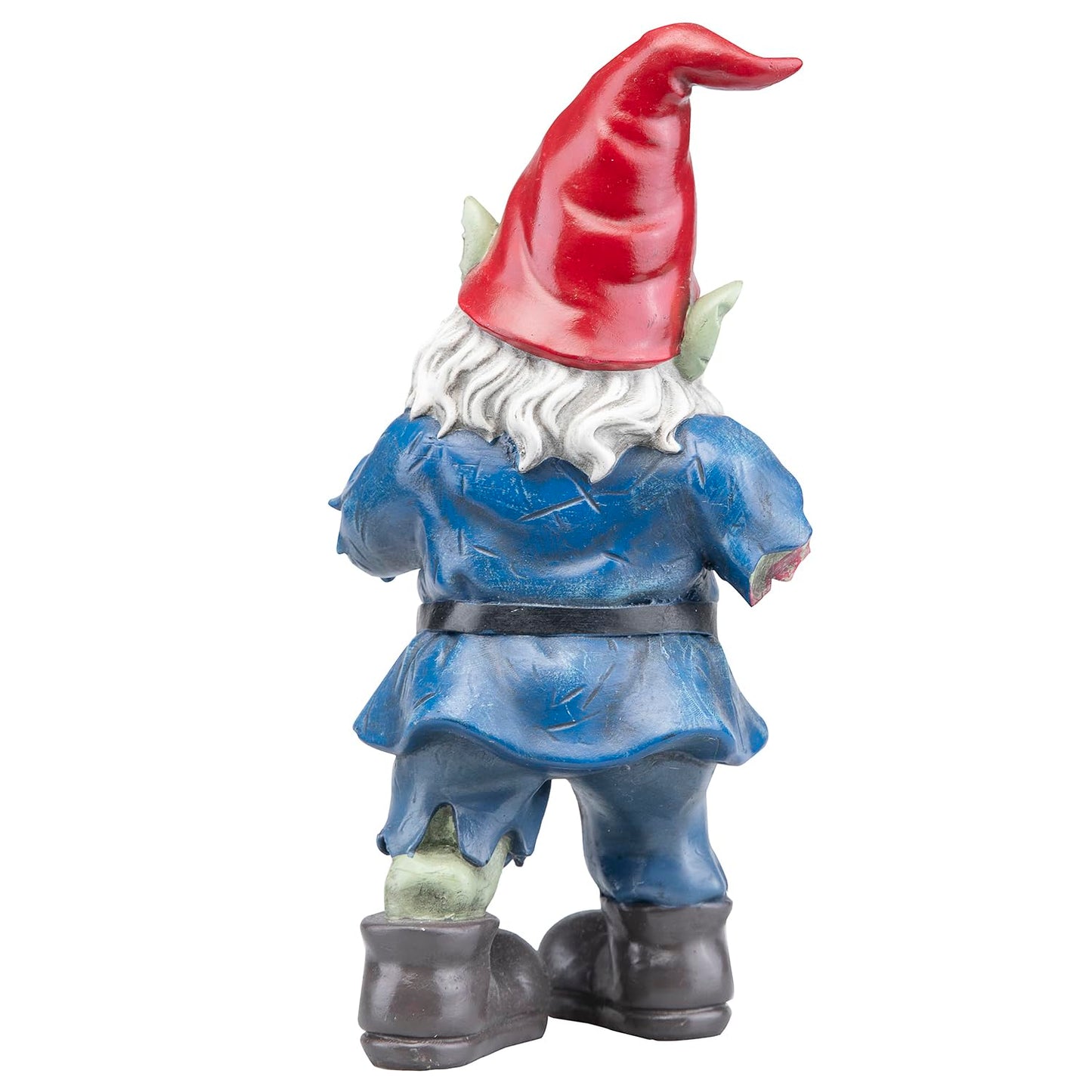 FICITI Zombie Gnome Evil Scary Walking Dead Gnome Gnombia Garden Statue, Halloween Decoration - 10 inches