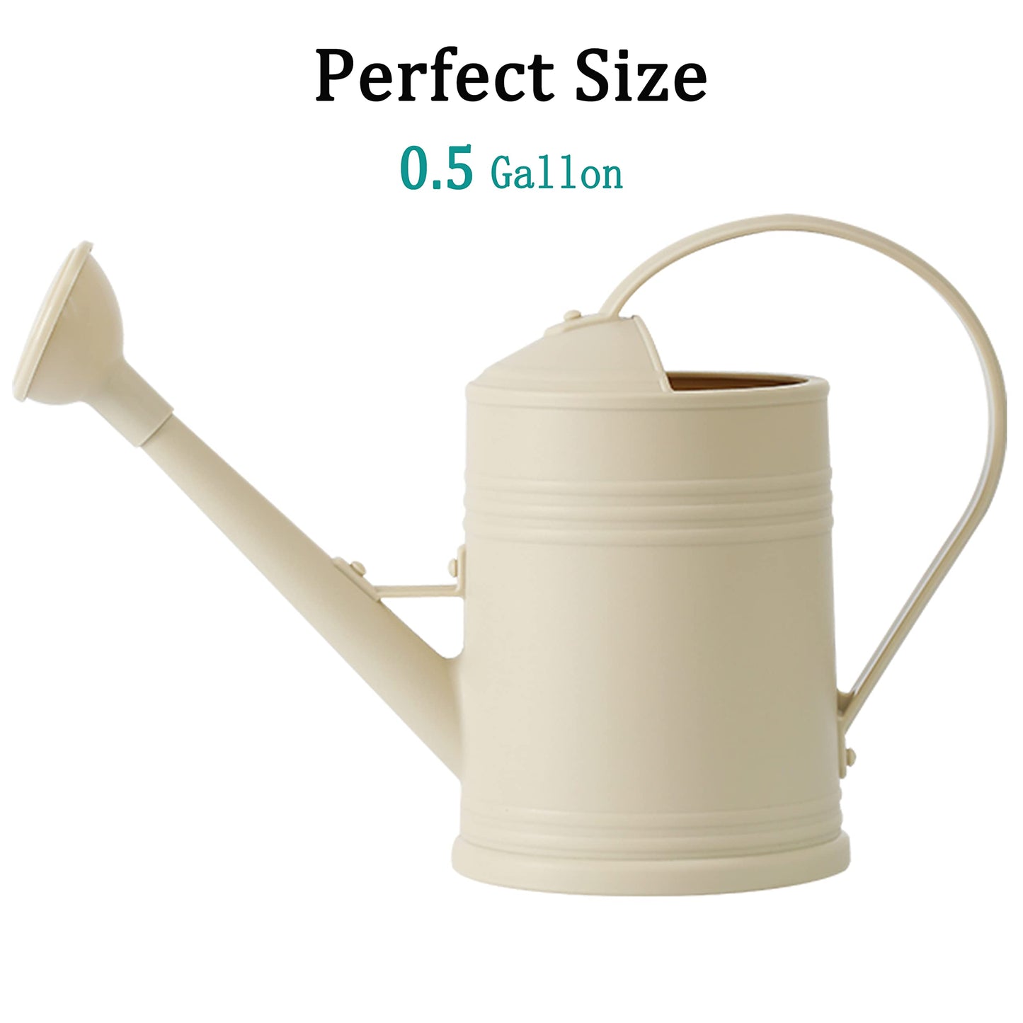 Watering Can for Indoor Plants, Flower Watering Can, Plastic Water Can for Plants with Sprinkler Head 68 oz, 1/2 Gallons
