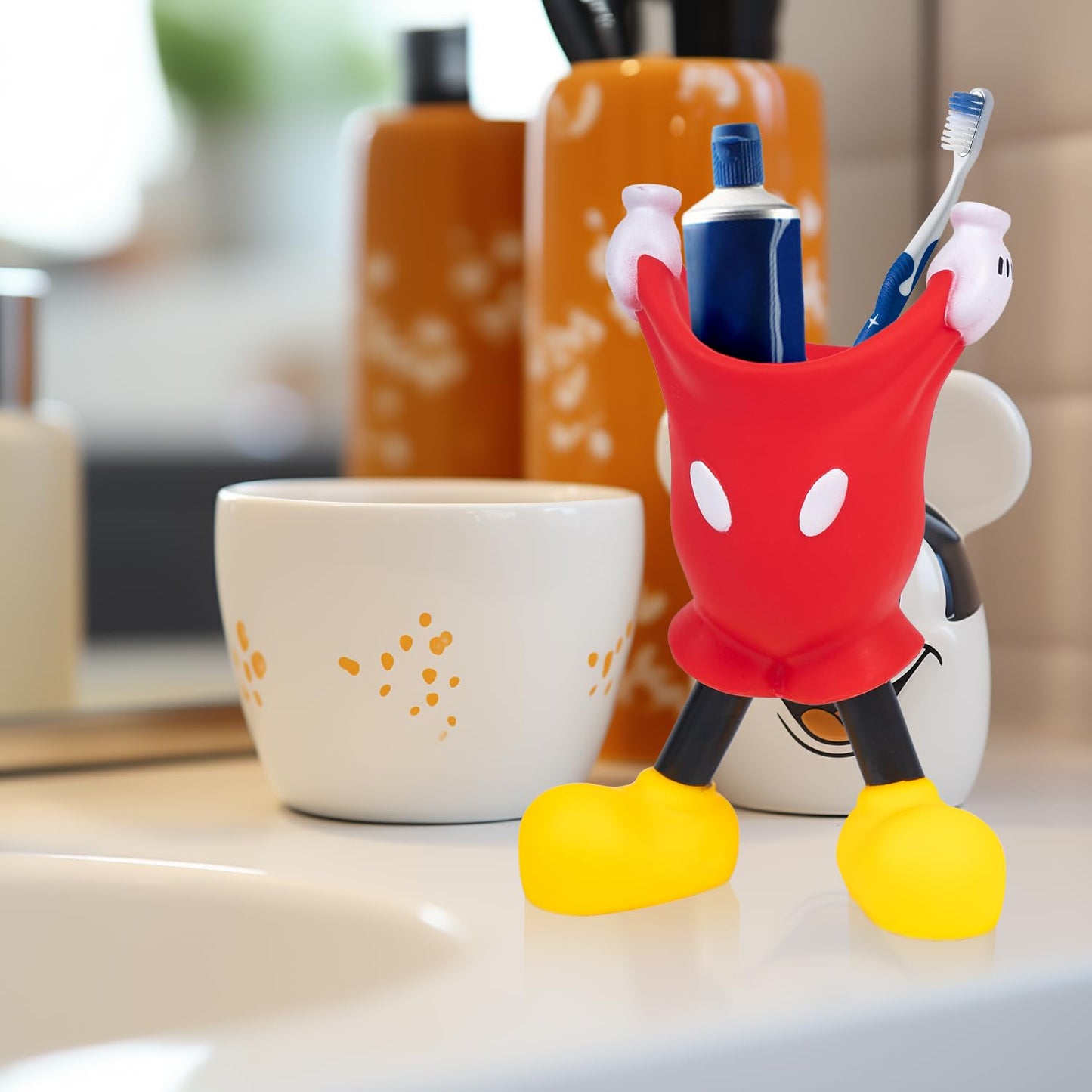 JUNIQUTE Pencil Holder for Desk Cute,Unique Kids Desktop Organizer Cup,Also Ideal for Makeup Brushes, Kitchen Utensils, and Toothbrushes