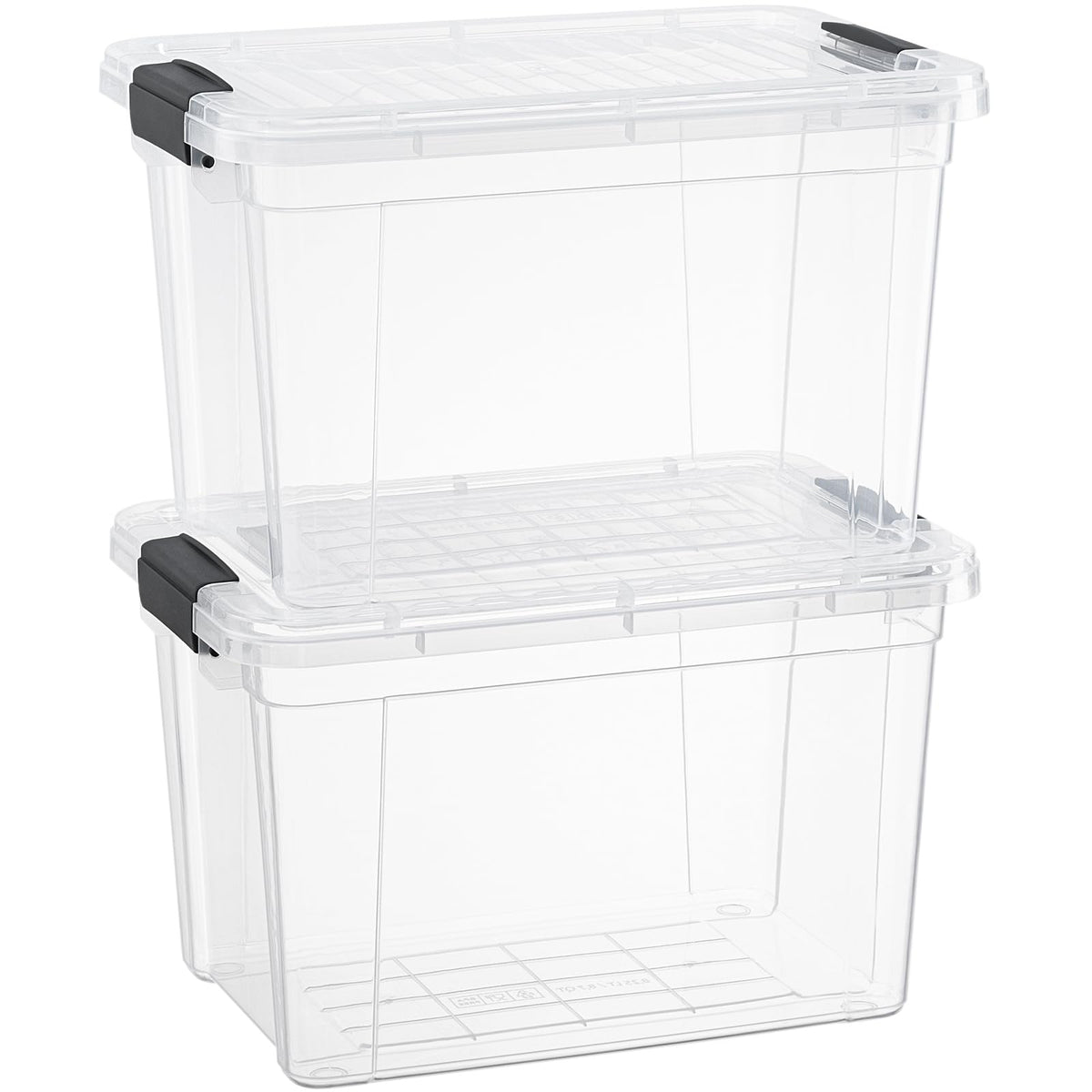 Clear Storage Boxes with Lids